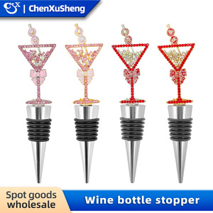 Christmas Wine Bottle Stoppers Plastic Sealing Stopper With Santa Snowman Design For Holiday Decorations - Product Image 4