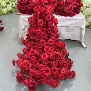 متجر IFG بالجملة لزهور الزفاف، ترتيبات كرات الزهور الفاخرة من الورود الحمراء، مستلزمات الزهور - Product Image 4