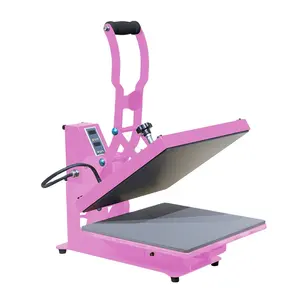 Sublimation heat press A4 t shirt pink color hobby small heat press machine