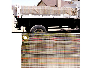 Bán buôn 10oz đa màu PVC tráng lưới tarps xe tải bao gồm với Tarp hệ thống - Product Image 5
