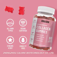 Gummies véganes de biotine et collagène pour la beauté des cheveux, de la peau et des ongles, marque privée OEM d'usine