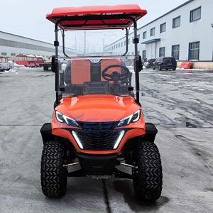 Voiturette de golf électrique à double rangée, chariot de chasse confortable à quatre roues, chariot de golf neuf d'origine - Product Image 6