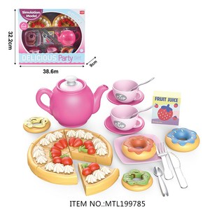Juego de té para niños, simulación de pastel, <span class=keywords><strong>galletas</strong></span>, postre, juguete, fiesta de <span class=keywords><strong>princesa</strong></span>, juguetes de cocina, juego de simulación para niñas - Product Image 2