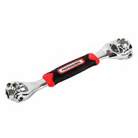 Outils à douille universels à cliquet pour boulons cannelés, outils à main rotatifs à 360 degrés, clé polyvalente type Tiger