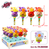 Lampes en forme de maison champignon au design de dessin animé, bonbons durs en plastique, jouets promotionnels pour garçons, cadeaux