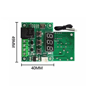 XH-W1209 modul pengontrol suhu Digital DC 12V, papan termostat mikro dengan <span class=keywords><strong>Probe</strong></span> NTC tahan air 10A relai SATU Saluran - Product Image 5