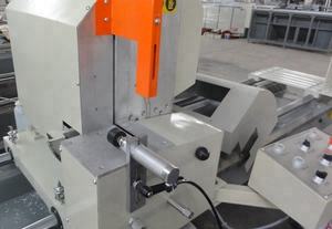 Otomatik küçük alüminyum pencere ve kapılar testere makinesi alüminyum profiller çift kafalı testere - Product Image 2