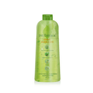 डाई सम्राट दुबाई सबसे ज्यादा बिकने वाली 500 मिली अमोनिया-मुक्त गहरे भूरे रंग के लंबे समय तक चलने वाले हर्बल काले बाल डाई शैम्पू हरे सार - Product Image 2