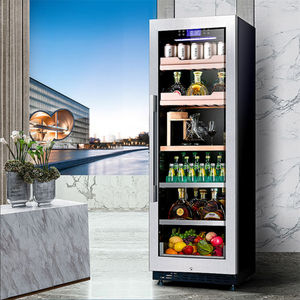 Réfrigérateur congélateur à boissons et à vin encastré en acier inoxydable multi-lieux populaire avec serrure - Product Image 4