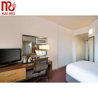 Solution clé en main pour hôtel 5 étoiles à Foshan, mobilier de chambre à coucher en bois sur mesure moderne pour appartement