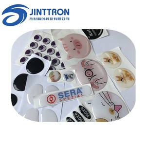 Ưa Thích Tùy Chỉnh Vòng tròn Decal Nhãn Màu Xanh Lá Cây Của Lá Sticker In Ấn Trong Suốt Pet Logo Sticker Với Chất Kết Dính - Product Image 6