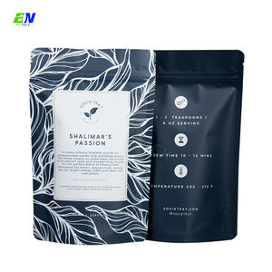 Sacs en mylar refermables à fermeture éclair, personnalisés, imperméables, finition mate, qualité alimentaire, avec logo personnalisé pour le café et les gâteaux - Product Image 3