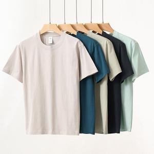 T-shirt promotionnel en coton 100% 230g avec logo personnalisé, OEM, <span class=keywords><strong>prix</strong></span> bas, t-shirts décontractés pour hommes - Product Image 1