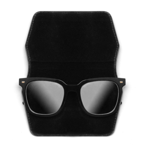 Custodia per <span class=keywords><strong>Occhiali</strong></span> in Pelle Nera con <span class=keywords><strong>Clip</strong></span>, Porta <span class=keywords><strong>Occhiali</strong></span> da Sole, Resistente ai Graffi, Borsa Protettiva da Viaggio - Product Image 4