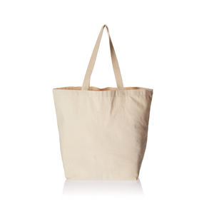Bolsa de tela reciclada clásica para compras, viajes y almacenamiento, con asa cómoda y un diseño simple y práctico. - Product Image 1