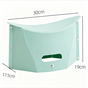 Chaise pliante multifonction en plastique léger, best-seller, facile à transporter pour le camping, les voyages en train, les pique-niques et les activités en extérieur - Product Image 4