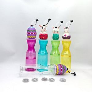 Fournitures de fête : Gobelet lumineux en plastique en forme de lapin avec paille pour Pâques - Product Image 2