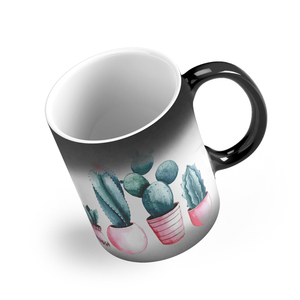 Taza de Café de Cerámica Personalizada Estilo Kpop, Taza Mágica que Cambia de Color por Sublimación, Taza de Oficina con Dibujos Animados - Product Image 2