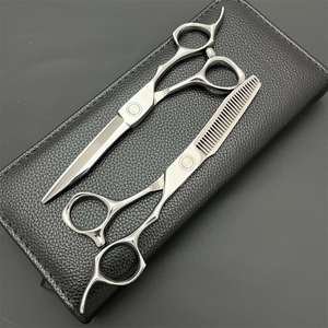 Ciseaux de coiffure professionnels Ku 6,0 pouces en acier inoxydable 440C pour droitiers, usage en salon de beauté, lame standard - Product Image 2