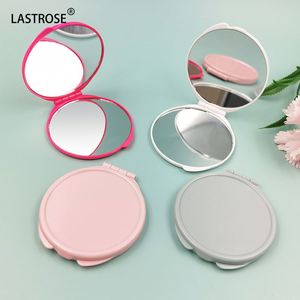 Round Cute Makeup Mirror Handmade Private Label Mirror Double-<b>sided</b> Folding Mini Mirrors - Product Image 4