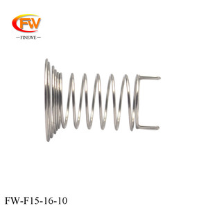 Finewe Factory Custom 16mm Long Double Ear <strong>Compression</strong> <strong>Springs</strong> 0.4mm Nickel Plating Alloy Wire Industrial Coil Style - Product Image 5