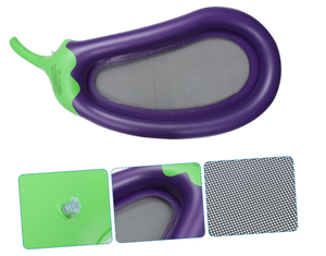 Materassino Galleggiante a Forma di Melanzana in PVC per Adulti e Bambini, 250x110cm, per Relax in Piscina - Product Image 5