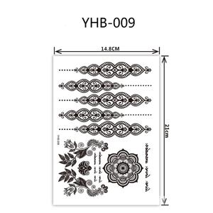 Pegatinas <span class=keywords><strong>de</strong></span> tatuaje temporal <span class=keywords><strong>de</strong></span> Henna negra <span class=keywords><strong>de</strong></span> lujo, <span class=keywords><strong>tatuajes</strong></span> falsos extraíbles <span class=keywords><strong>de</strong></span> encaje Sexy a prueba <span class=keywords><strong>de</strong></span> agua, DISEÑO <span class=keywords><strong>DE</strong></span> FLOR <span class=keywords><strong>DE</strong></span> Mandala Premium - Product Image 3