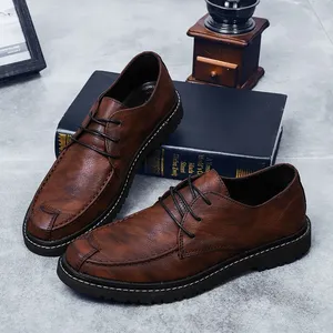 Zapatos Deportivos Casuales de Piel Genuina para Hombre, con Características Antideslizantes para Primavera e Invierno - Product Image 5