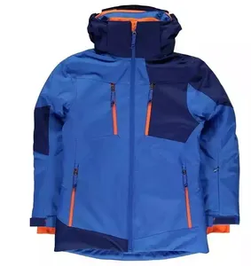 Windbreaker कस्टम बेसबॉल ट्रैक बर्फ स्की स्केट जैकेट हूडि पुरुषों युवा पानी के सबूत कोटिंग से बचाने वाली क्रीम