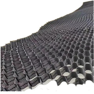 แผ่นจีโอเซลล์ HDPE น้ำหนักเบา รับน้ำหนักได้ดี สำหรับลานจอดรถและการเสริมความมั่นคงพื้นที่อุตสาหกรรม - Product Image 1