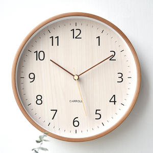 Reloj de Pared Analógico Redondo Carroll de 12 Pulgadas, Silencioso, Funciona con Batería, Decoración para Sala de Estar y Hogar - Product Image 5
