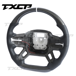 Ajuste para Land Rover <span class=keywords><strong>Defender</strong></span> Discovery Freelander Land Rover Range Rover Vogue L405 Discovery 4 volante de fibra de carbono - Product Image 2