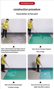 Pintura para Pisos con Efecto Granito y Mármol, Revestimiento de Resina Epoxi Impermeable para Pisos de Concreto - Product Image 6