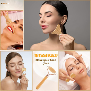 <span class=keywords><strong>Kit</strong></span> <span class=keywords><strong>de</strong></span> Massage en Bois 16 en 1 pour la Thérapie du Bois, Outils <span class=keywords><strong>de</strong></span> Massage et Drainage Lymphatique Maderothérapie pour le Soulagement des Douleurs Musculaires et le Remodelage Corporel - Product Image 6