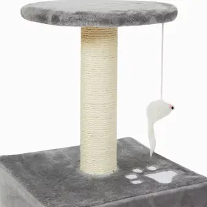 Pet Furniture Cat Tree Scratcher Play House Tower