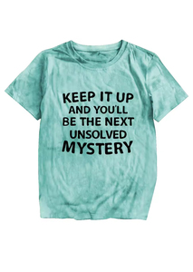 Camiseta de manga corta para mujer, estilo tie-dye, personalizada, moderna, holgada, cómoda, de alta calidad y muy vendida. - Product Image 3