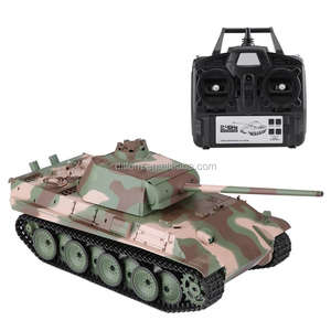 Modèle de réservoir métallique amélioré 3879-1pro 2.4G à l'échelle 1:16 German <span class=keywords><strong>Panther</strong></span> Type G RC Main Smoking & Shooting Tank - Product Image 1
