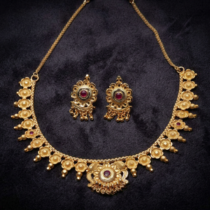 Wholesale Fashion Jewelry Brass Forming 14K 18K 24K Gold Plated Traditional Floral Design Women's <b>Wedding</b> Jewelry Oro Joyeria - Product Image 1