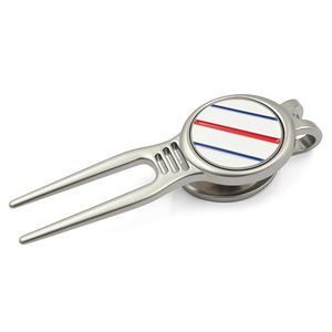 Manufacturer Custom Design Logo <b>Golf</b> Ball Mark Accessories Metal <b>Golf</b> Divot Repair Tool <b>Golf</b> Divot Tool - Product Image 1