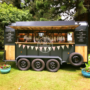 Kiosque de restauration rapide Remorque mobile Rue Food Truck Restaurant Crème glacée et café Chariot de distribution Caravane de magasin de cuisine mobile - Product Image 4