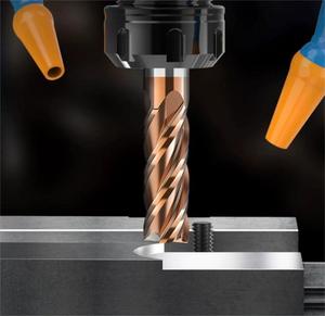 Fraise à queue carrée en carbure DOHRE <span class=keywords><strong>UEX</strong></span> à 4 dents, haute précision, haute dureté HRC 60 - Product Image 4