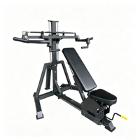 Machine de musculation 3-en-1 FID pour pectoraux et épaules, banc réglable plat, incliné et décliné pour entraînement de la partie supérieure du corps à domicile ou en salle de sport