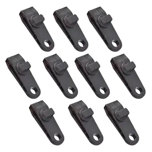 Outdoor camping plastic tent clip accessories fixed buckle wind rope plastic buckle awning clip reinforced windproof clip