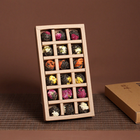 Thé en boule artisanal en forme d'œuf, thé aux fleurs parfumé chinois, marque NutriCha, 18 boules/boîte, coffret cadeau Zhejiang