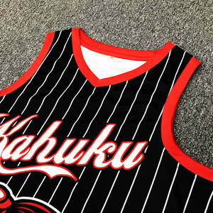 เสื้อเจอร์ซีย์บาสเกตบอล,เสื้อยืดบาสเก็ตบอลสีดำดีไซน์ล่าสุดสั่งได้ตามต้องการ - Product Image 3