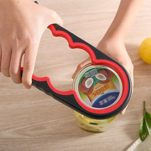 Gadgets de cuisine 4 en 1 Multifonction Caoutchouc One Touch Réglable <span class=keywords><strong>Universel</strong></span> Easy Grip Twist Bottle Jar Opener - Product Image 6