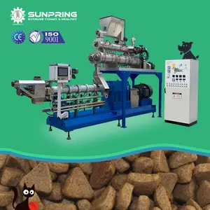SunPring kuru evcil hayvan maması üretim hattı kedi maması işleme makinesi evcil köpek maması makinesi