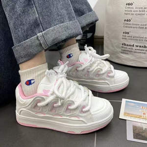 <span class=keywords><strong>2025</strong></span> Dames Grote Maat Dikke Zolen Sport En Meisje Casual <span class=keywords><strong>Trendy</strong></span> Wandelstijl Schoenen Sneaker Dame Sportschoenen Dikke Schoenen - Product Image 6