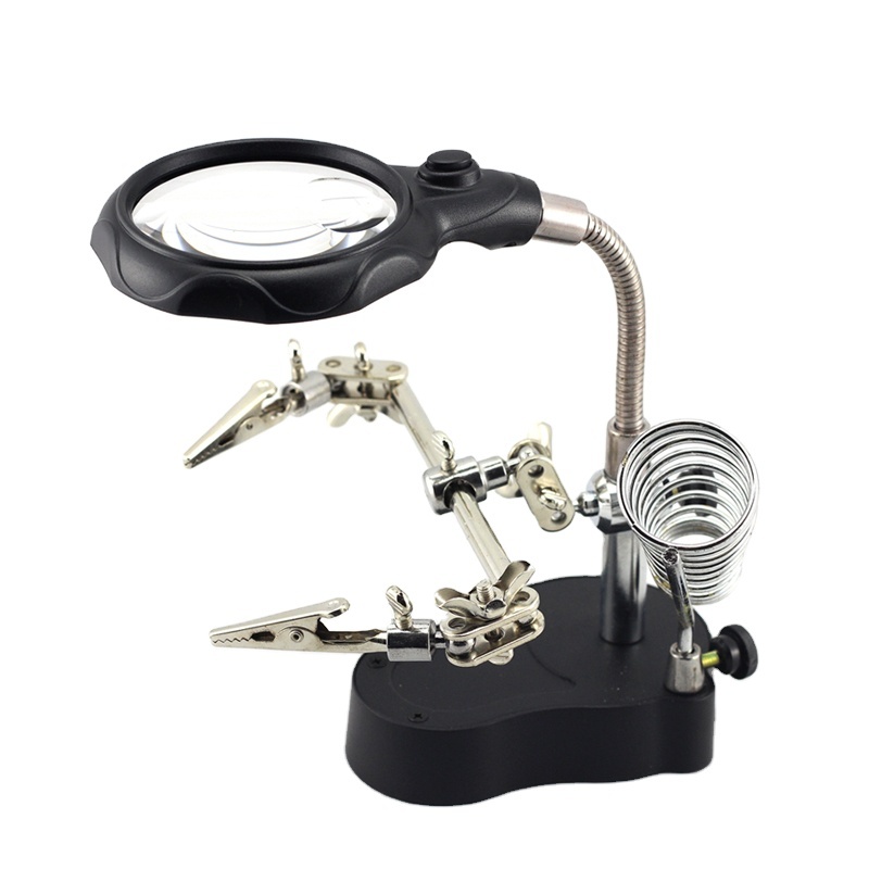 Helping Hand Magnifier Stand Lens Magnifier