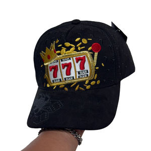 หมวกเบสบอลผ้าซาติน 5 ชิ้น พร้อมซับใน  แบบสั่งทำพิเศษ  777 <span class=keywords><strong>CASINO</strong></span> Gorras Belicas ของแท้  ผู้ผลิตหมวกแบบกำหนดเอง - Product Image 2